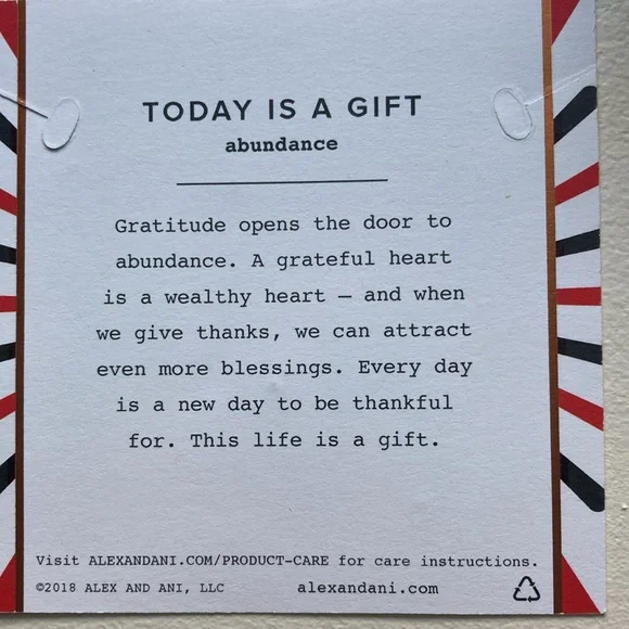 NEW- Alex and Ani bracelet “ thankful” - Picture 4 of 5